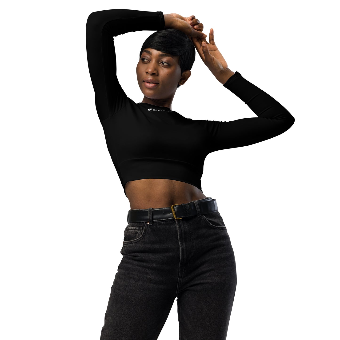 Long-sleeve Performance Crop Top