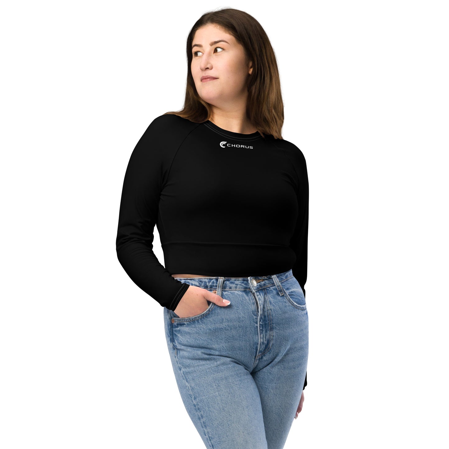 Long-sleeve Performance Crop Top